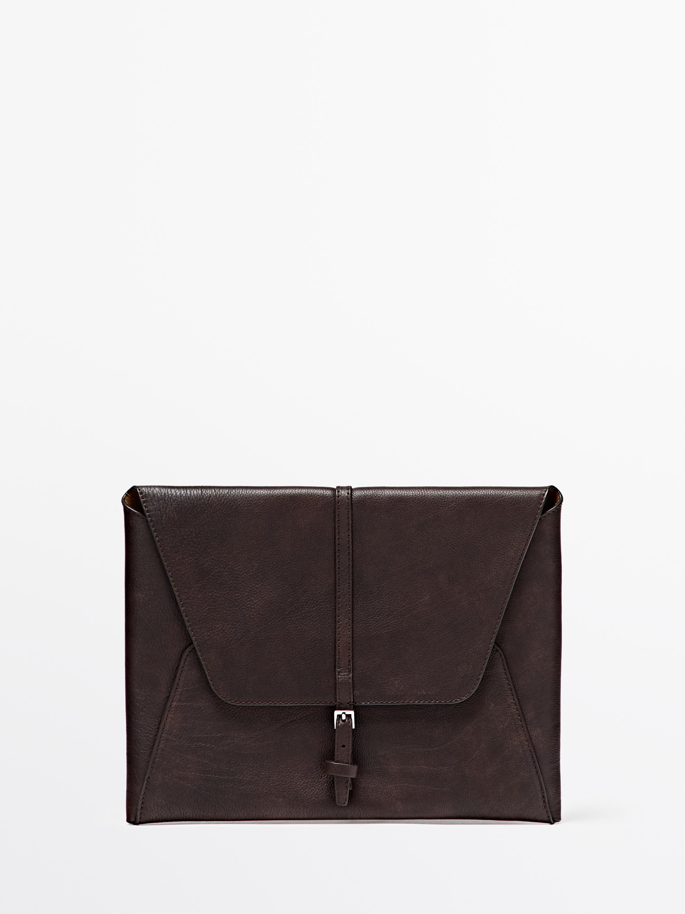 Housse iPad en cuir nappa